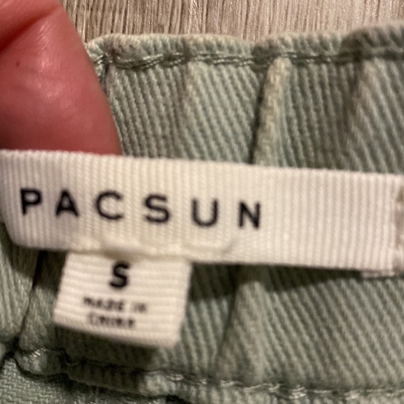 Pacsun womens ligth green jean shorts size S - Picture 5 of 7